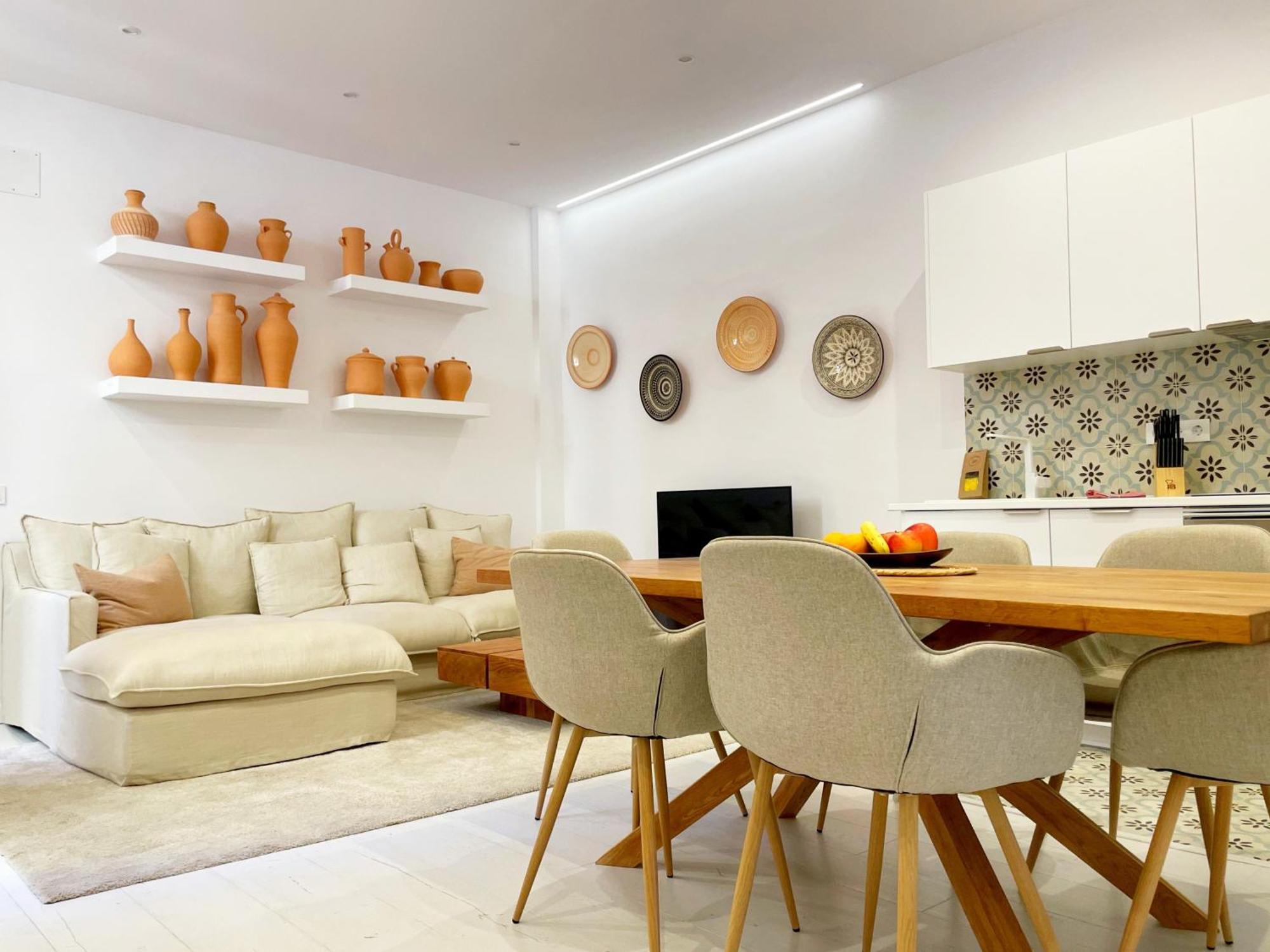 Piso Familiar Con Tres Habitaciones En La Goleta 马拉加 外观 照片
